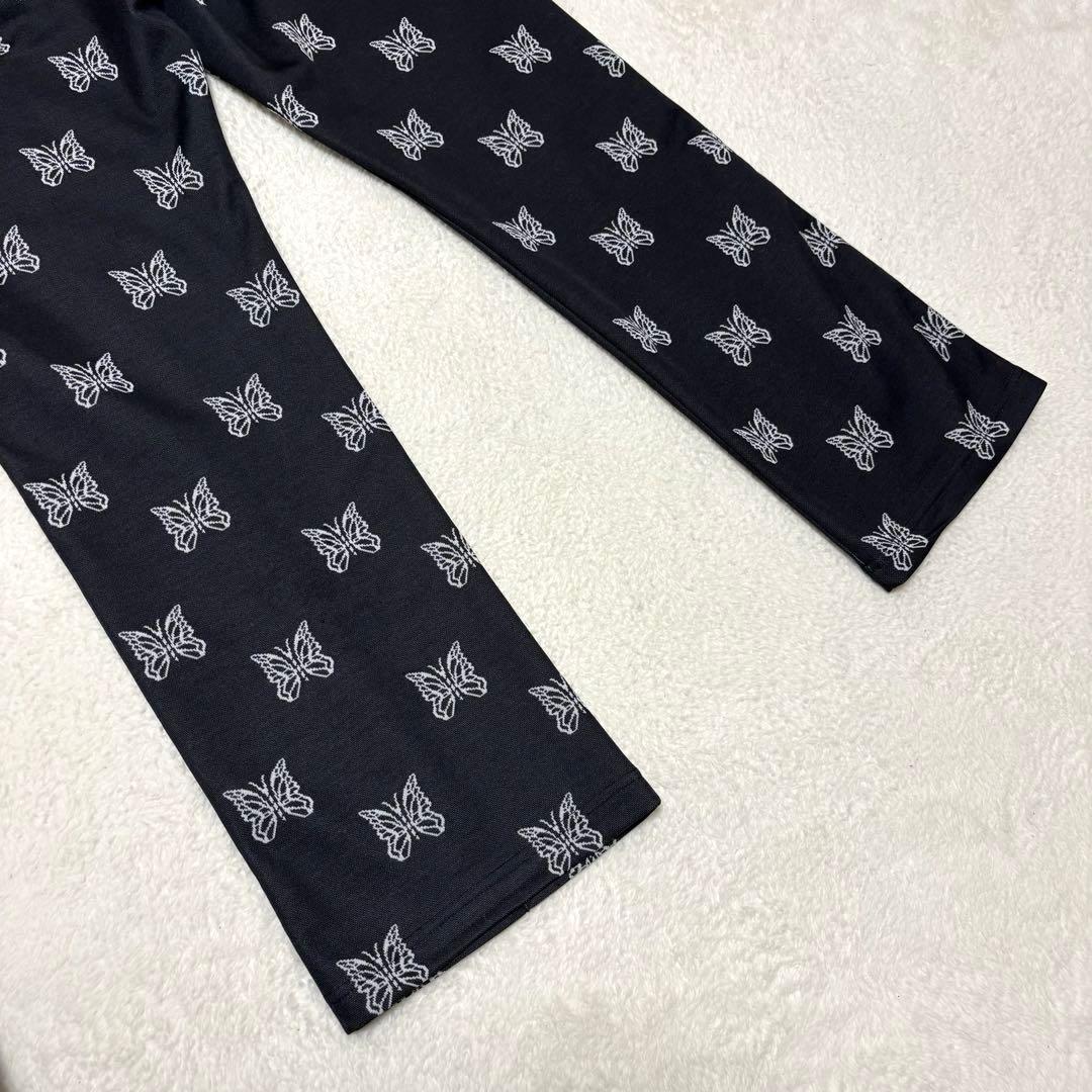 希少 Needles トラックパンツ パピヨン総柄 STUDIOUS別注 M 黒