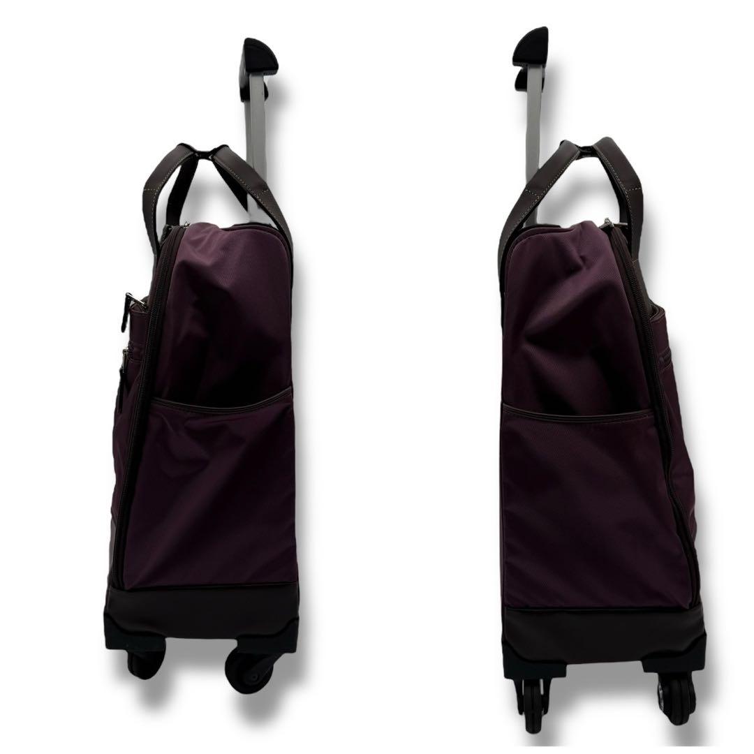 極美品✨プロテカ 552 スーツケース　トートバッグ 2way パープル