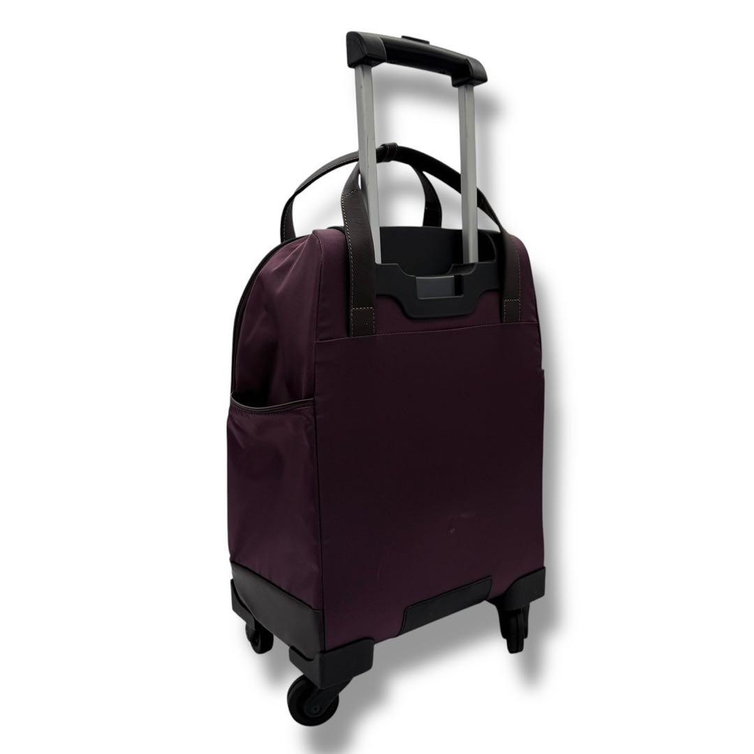 極美品✨プロテカ 552 スーツケース　トートバッグ 2way パープル