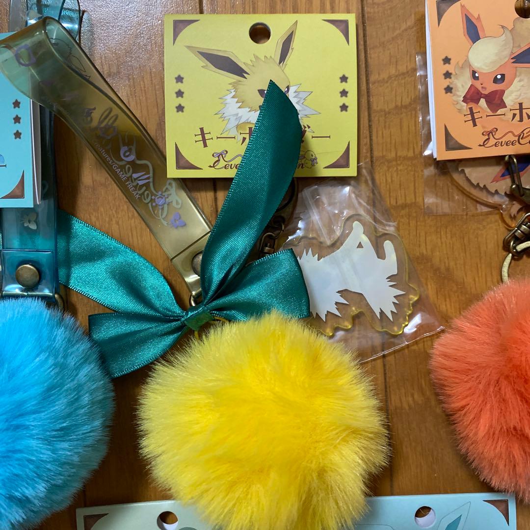 【C】キーホルダー Eevee Collection 全9種類コンプリートセット