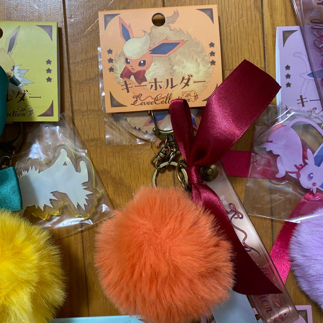 【C】キーホルダー Eevee Collection 全9種類コンプリートセット