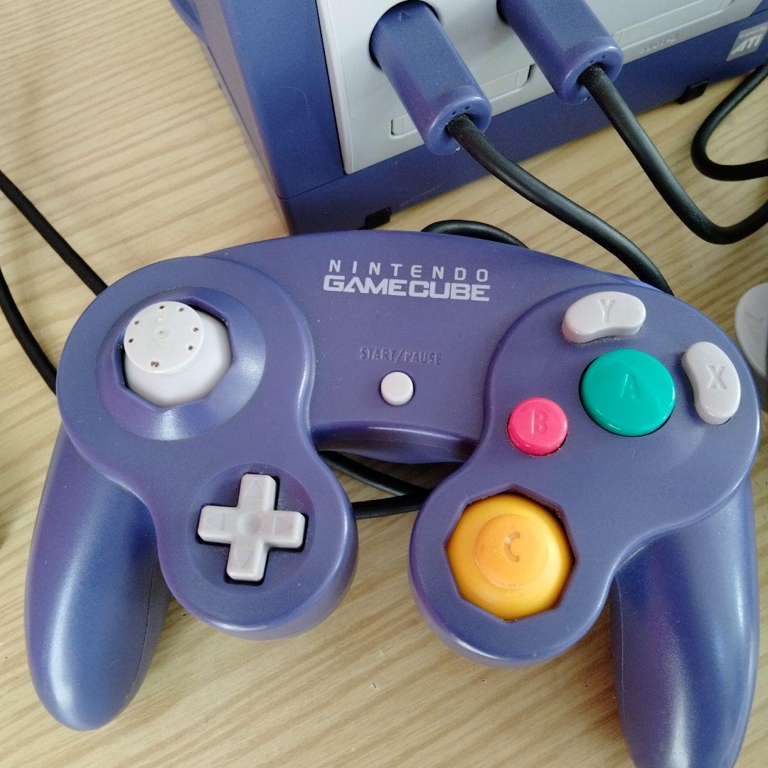 ゲームキューブ本体セット（コントローラ×2・どうぶつの森ソフト）