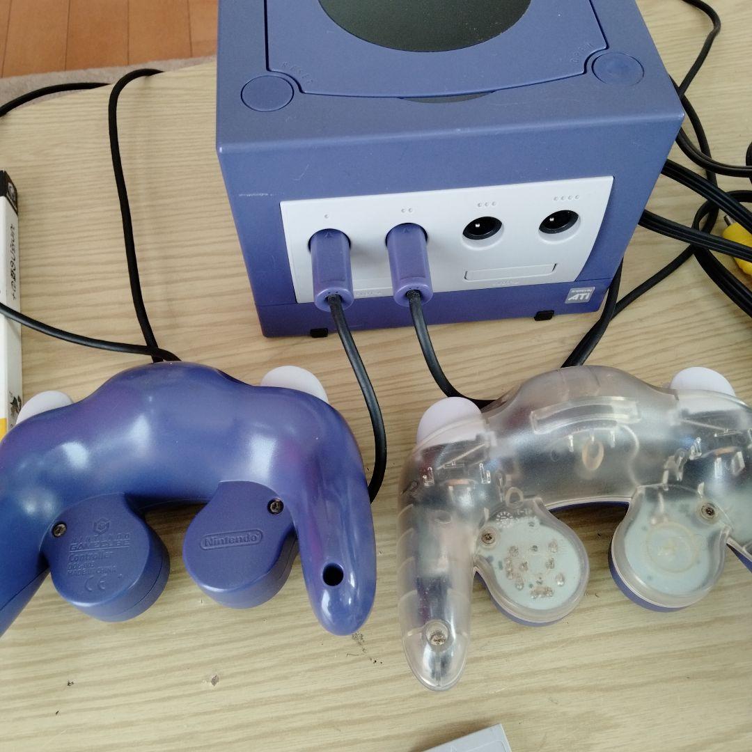 ゲームキューブ本体セット（コントローラ×2・どうぶつの森ソフト）