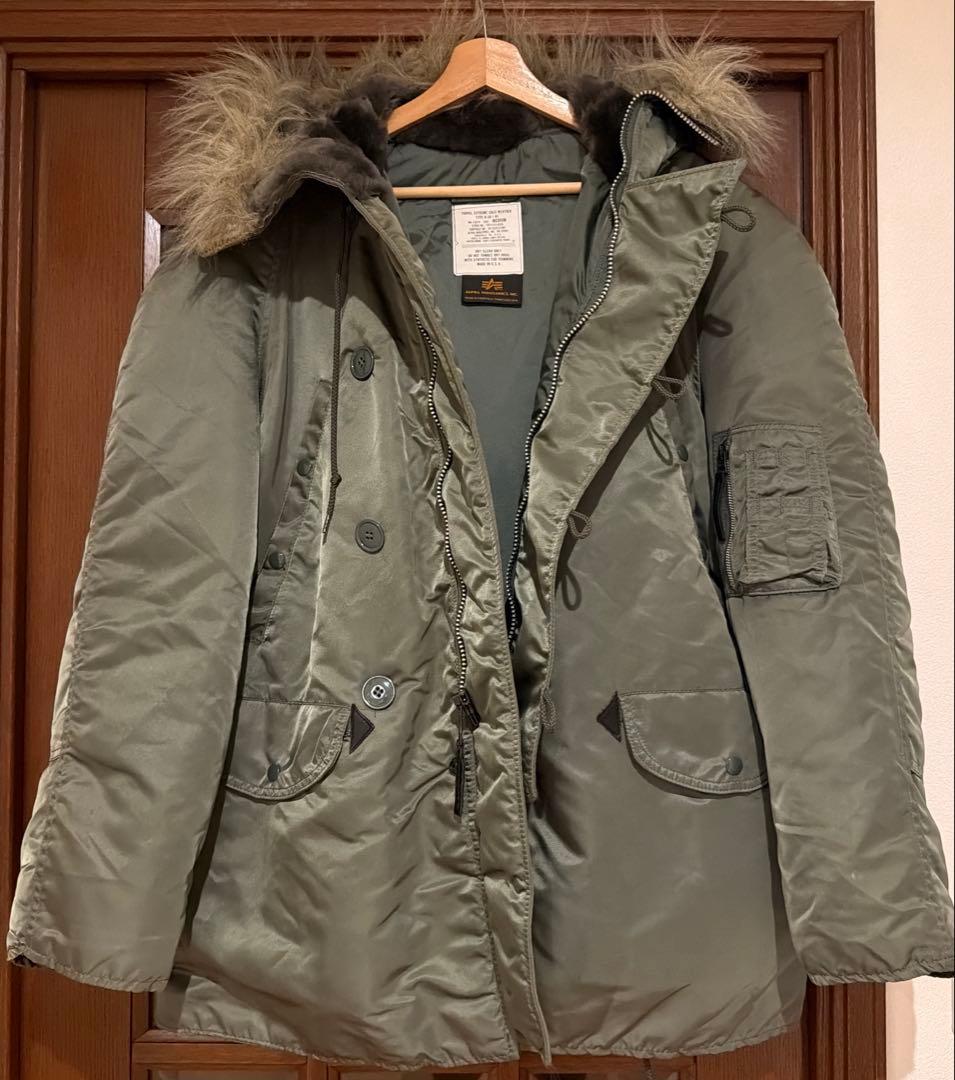 90s USA製 ALPHA N-3B ミリタリージャケット