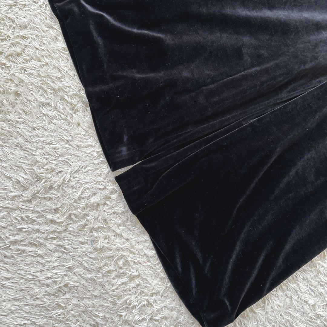 美品　SACRA サクラ トリアセテートベロア サロペット オールインワン