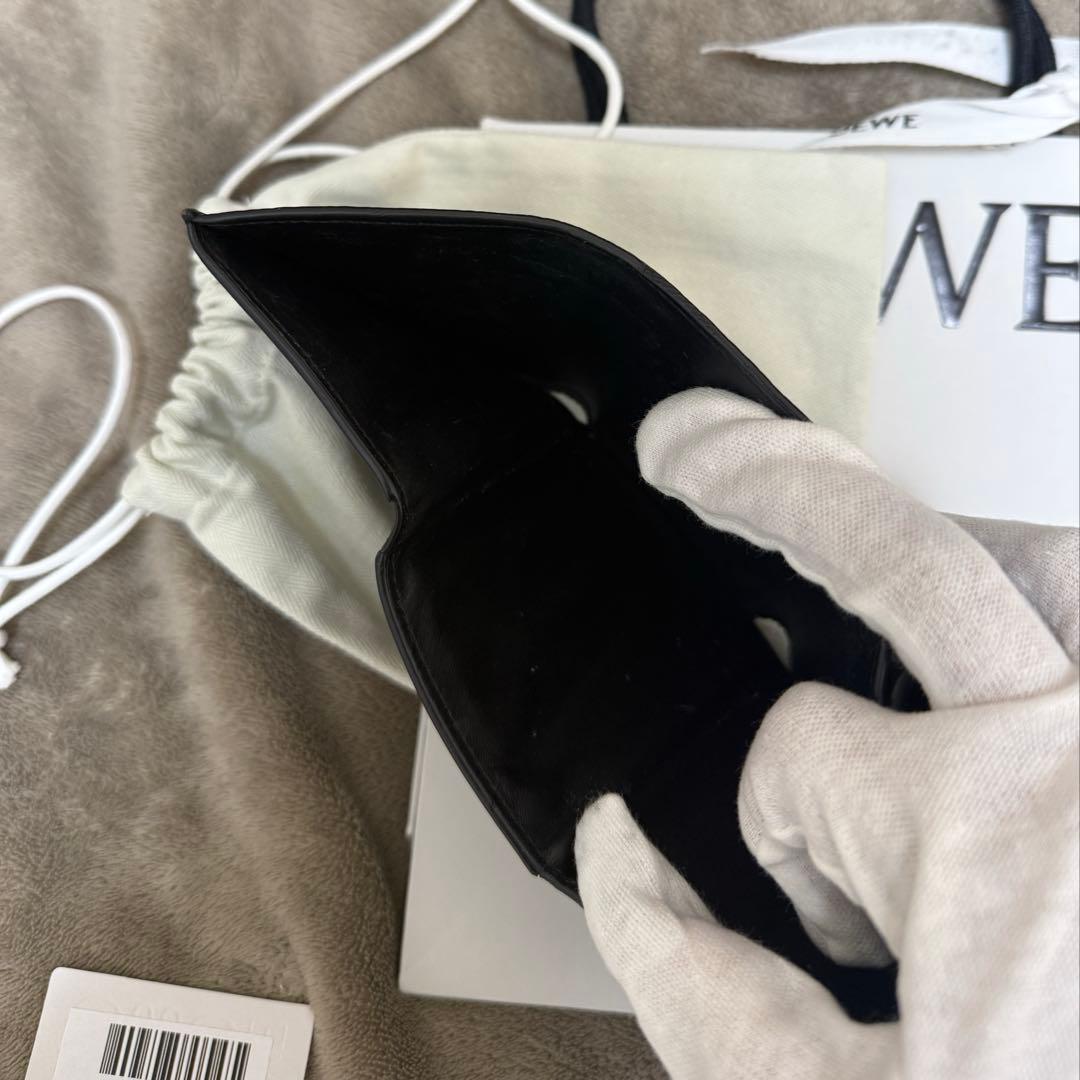 LOEWE 三つ折り財布 ブラック
