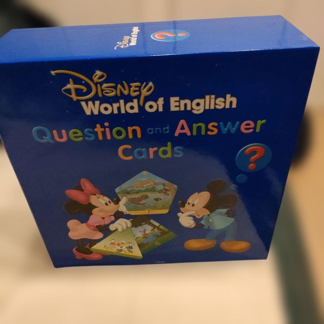 【全て未開封】クエスチョンアンドアンサー ディズニー 英語　Q&Aカード　dwe