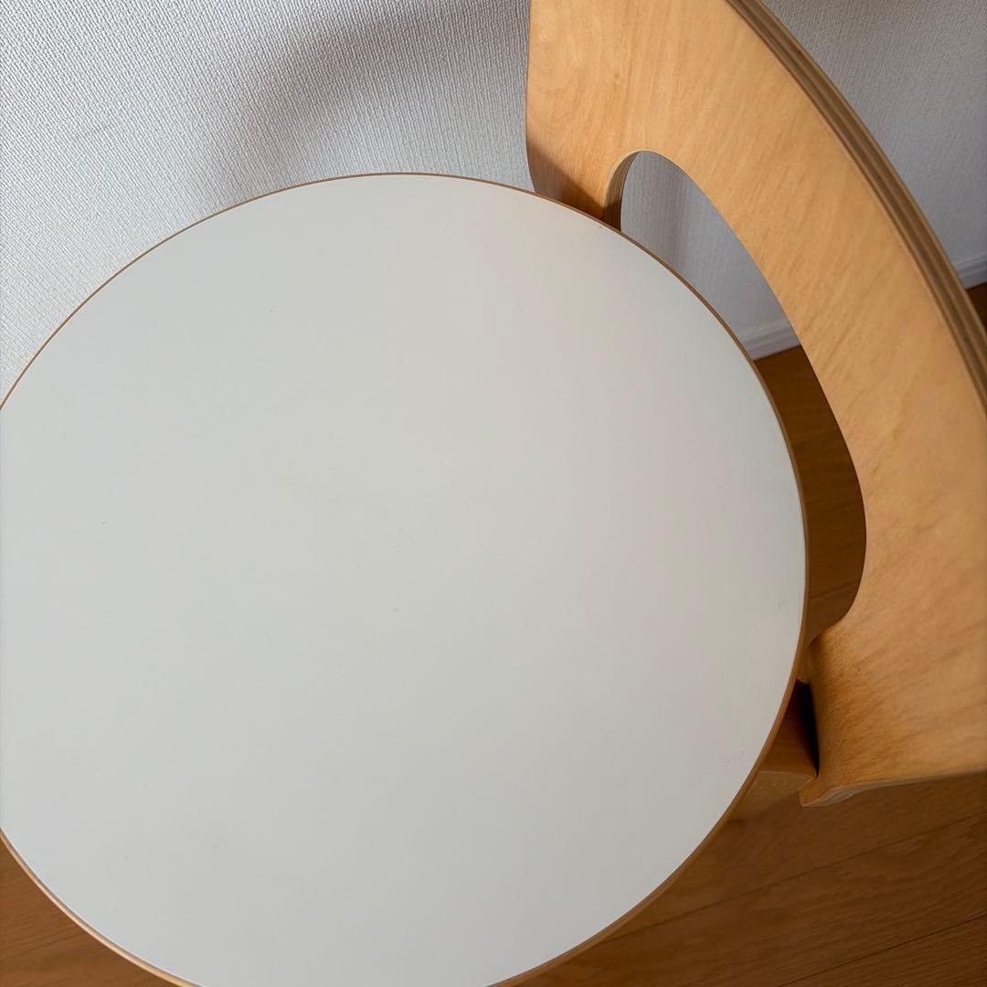 【Artec】Aalto ハイチェア K65 ホワイトラミネーアアルトスツールB