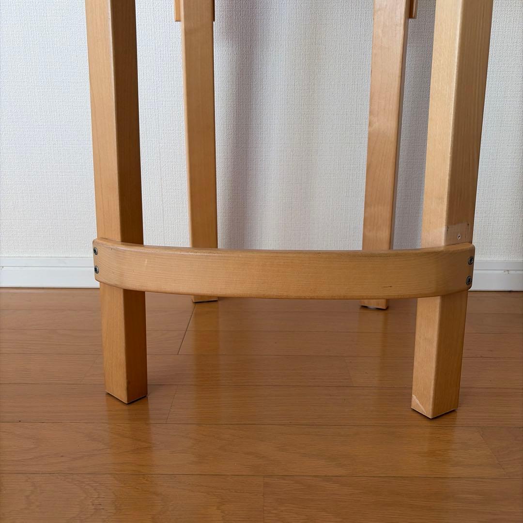 【Artec】Aalto ハイチェア K65 ホワイトラミネーアアルトスツールB