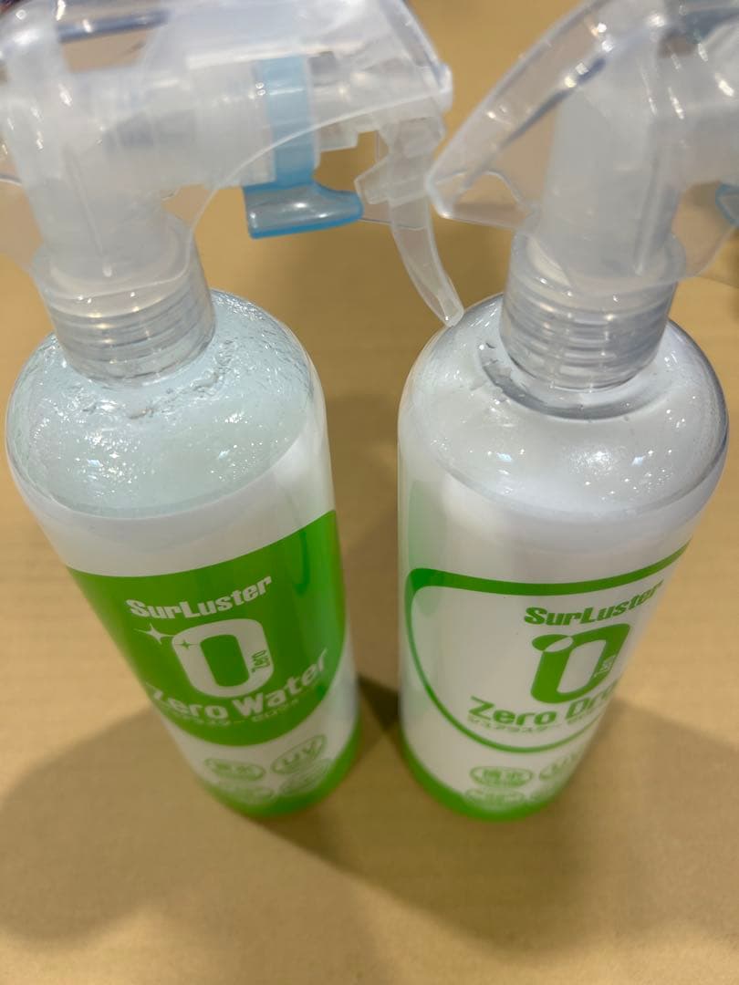 シュアラスター　ゼロウォーター　ゼロドロップ　500ml 各2本ずつ