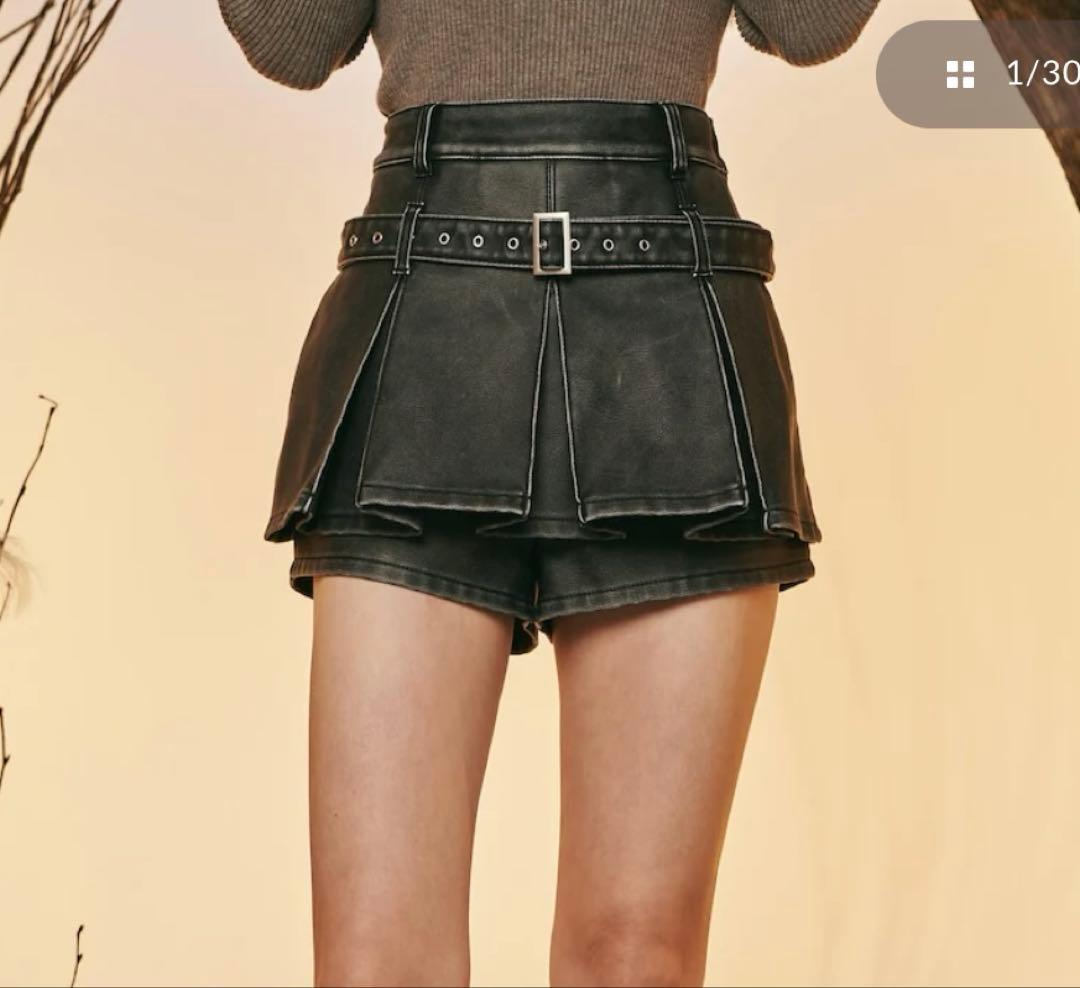 Darich レザーショートパンツ Sサイズ ダーリッチ