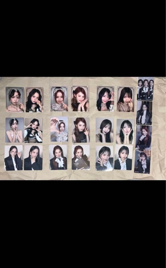 ラキドロ　クリアトレカ　箔押し　コンプ　ミナサナモモ　MISAMO PLAY