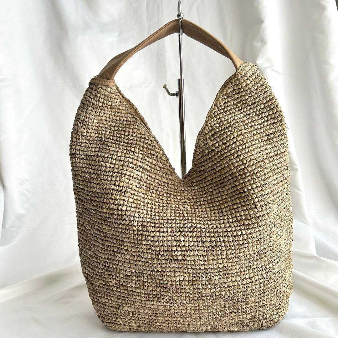 【真夏の大特価SALE！】ヴィオラドーロ　カゴバッグ　トートバッグ　タッセル