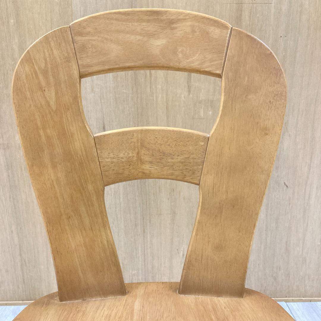 【カリモク】木製　ダイニングチェア　椅子 B