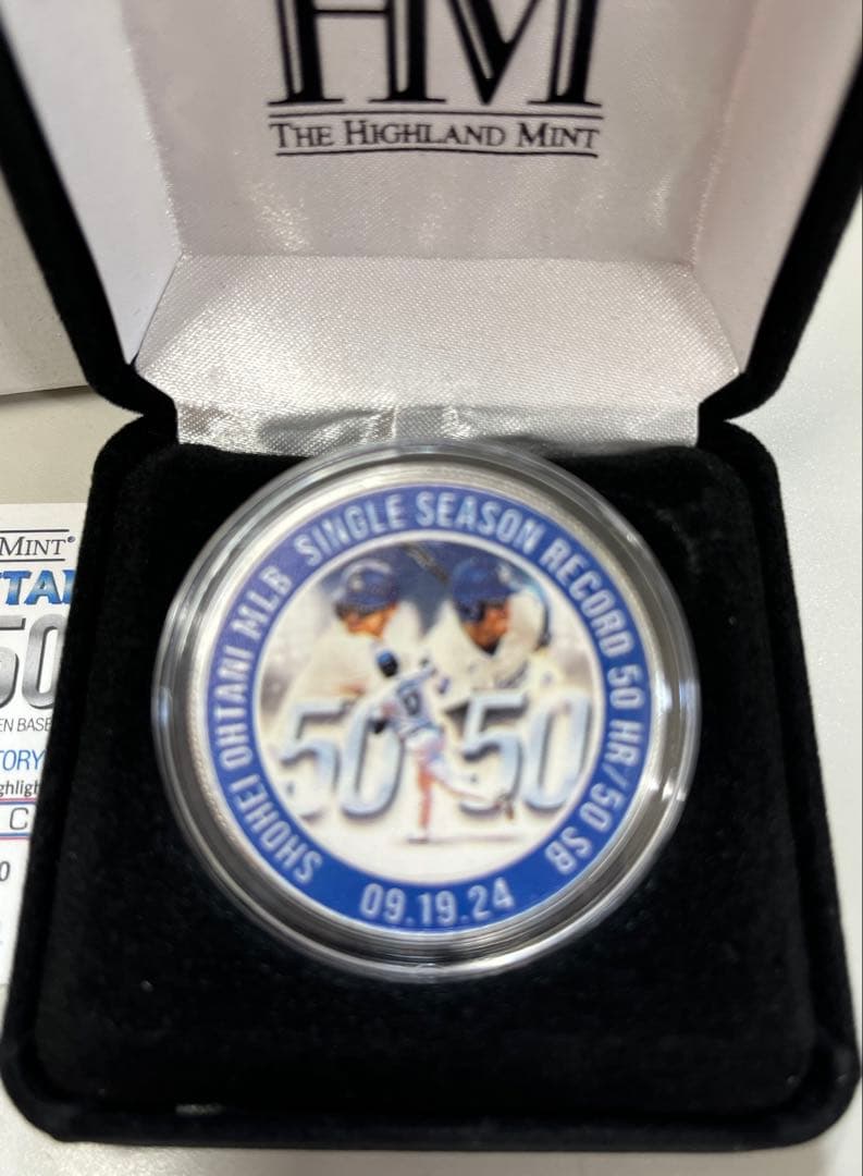 大谷選手ドジャース 50-50 達成記念 MLB公式3606/5000個完売品