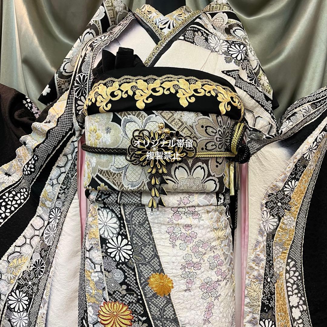 ◾️振袖フルセット■豪華絞り刺繍■熨斗■古典■成人式振り袖■振袖一式