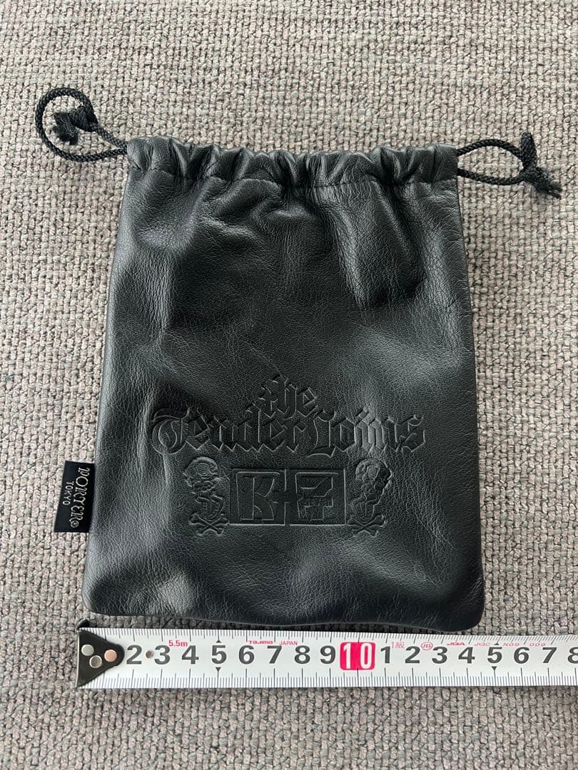 希少 初期TENDERLOIN × PORTER K7ロゴレザーポーチ ブラック