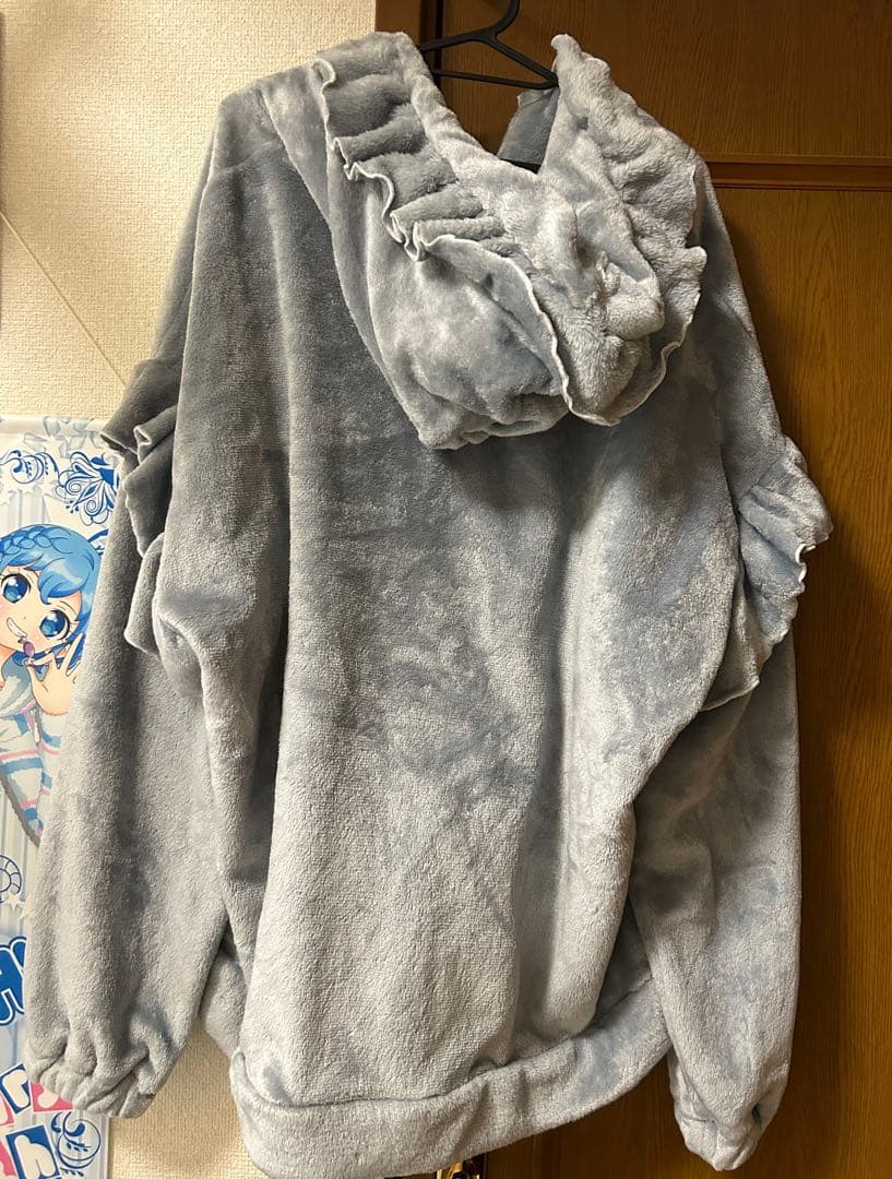 ホワイニー ベイビーぷりぷりパーカー サックス whinny