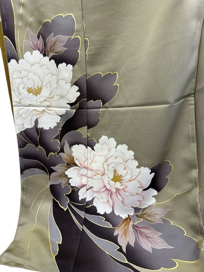 ま*ー様 正絹 振袖 仮絵羽 未仕立て品 1193