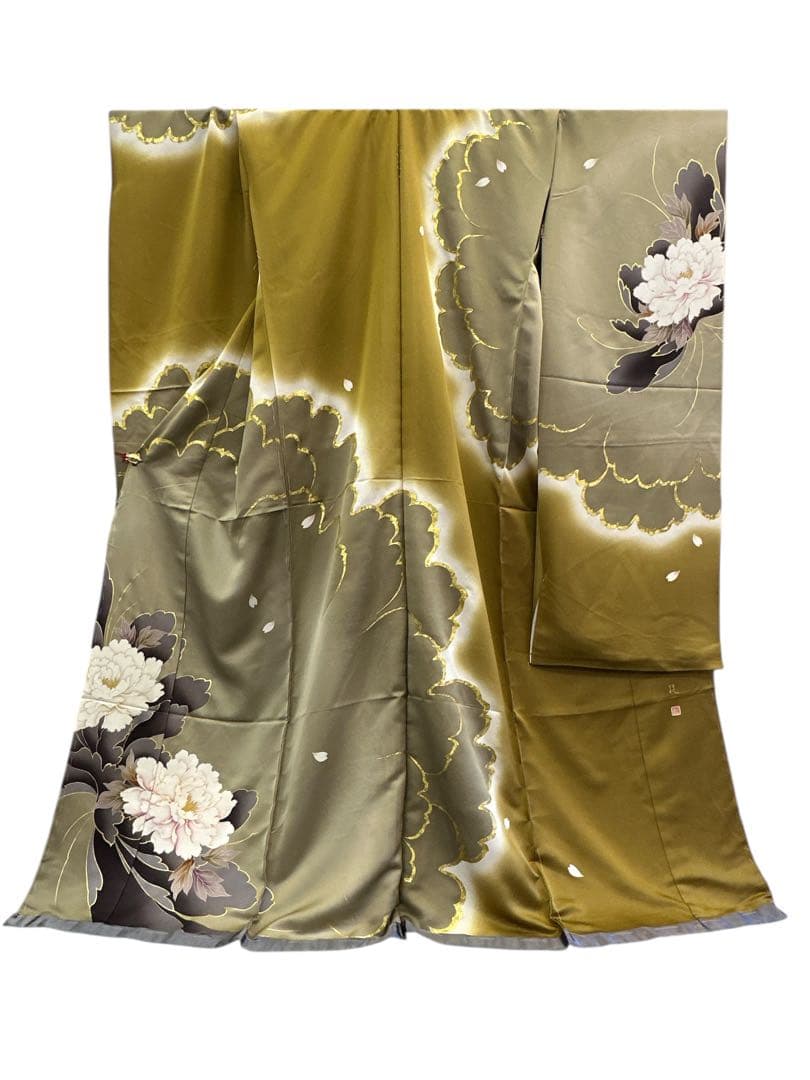 ま*ー様 正絹 振袖 仮絵羽 未仕立て品 1193