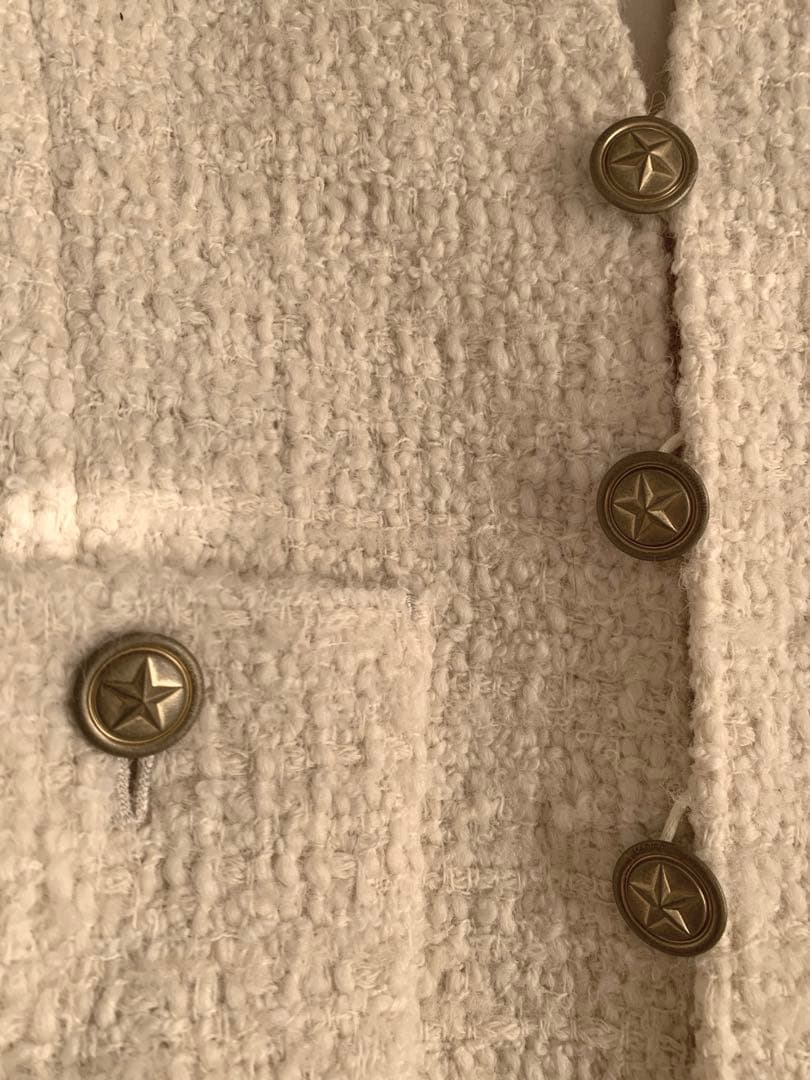 MADISONBLUE ツイード ノーカラー　ジャケット