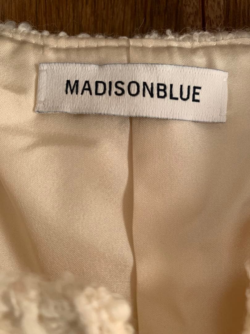 MADISONBLUE ツイード ノーカラー　ジャケット
