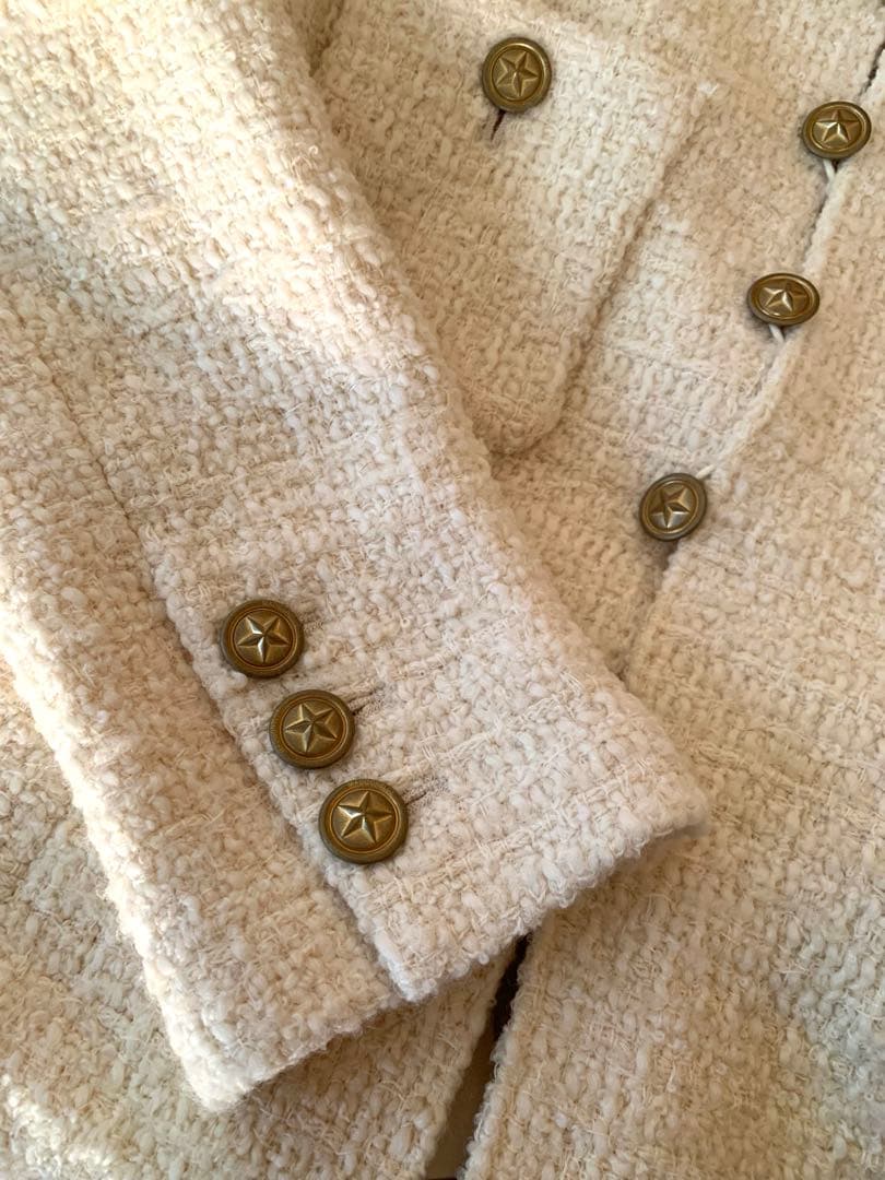 MADISONBLUE ツイード ノーカラー　ジャケット