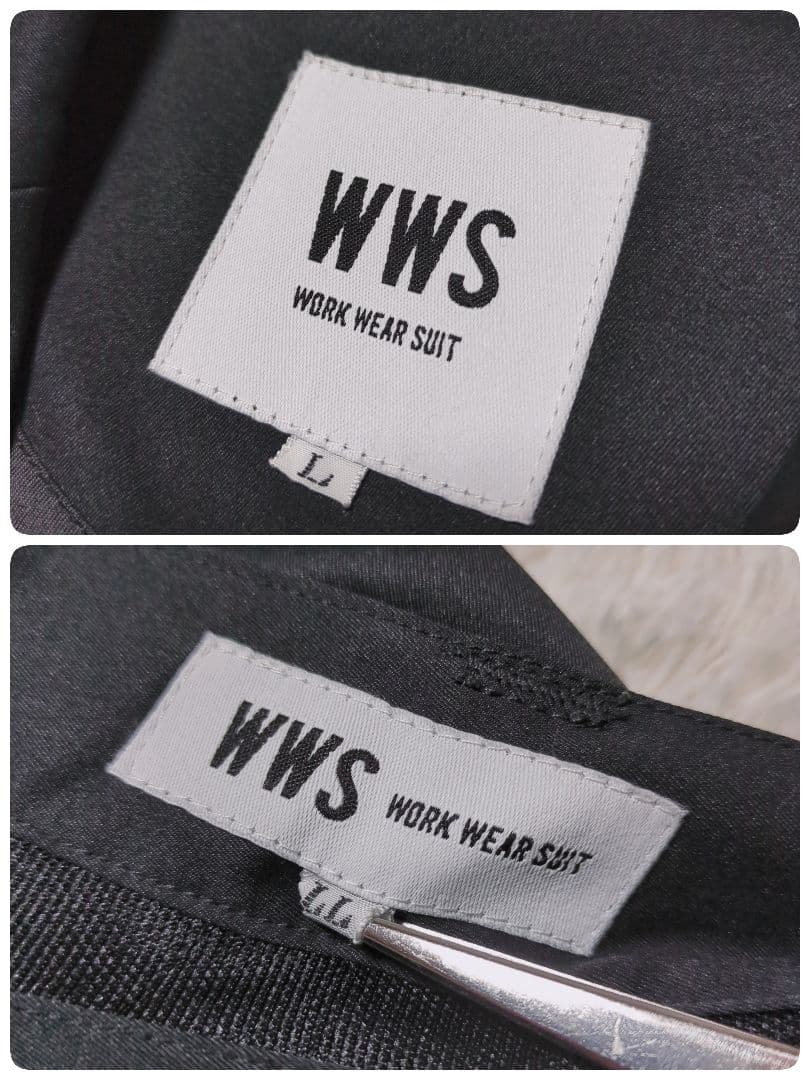 WWS　ストレッチスーツセットアップ　L　ブラック