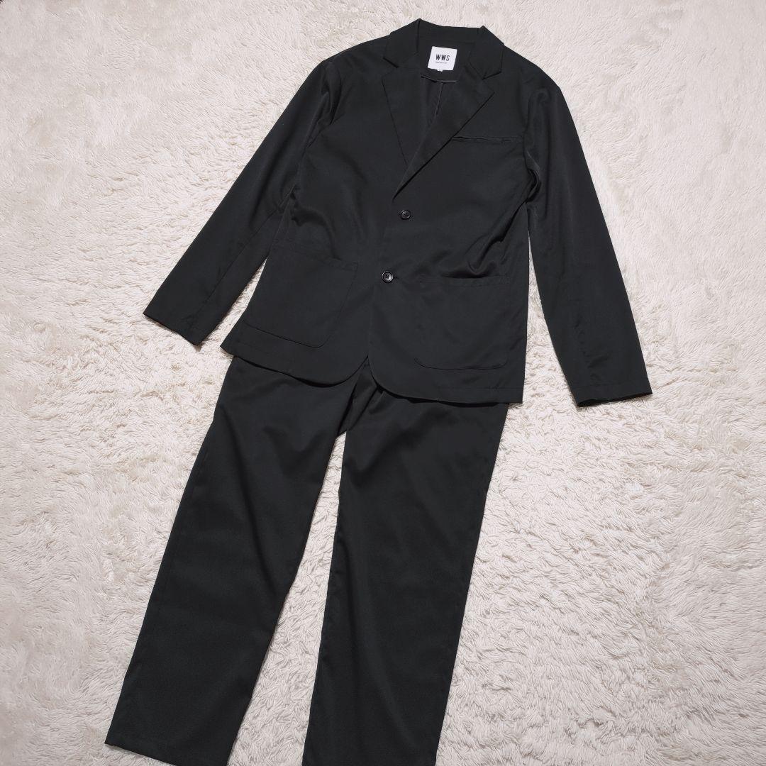 WWS　ストレッチスーツセットアップ　L　ブラック