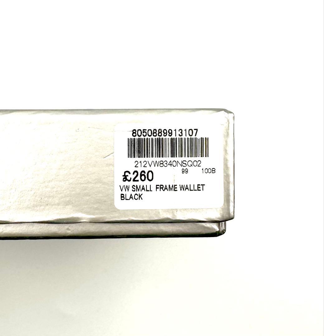 【新品✦人気】Vivienne Westwood 三つ折り財布 ブラック/黒