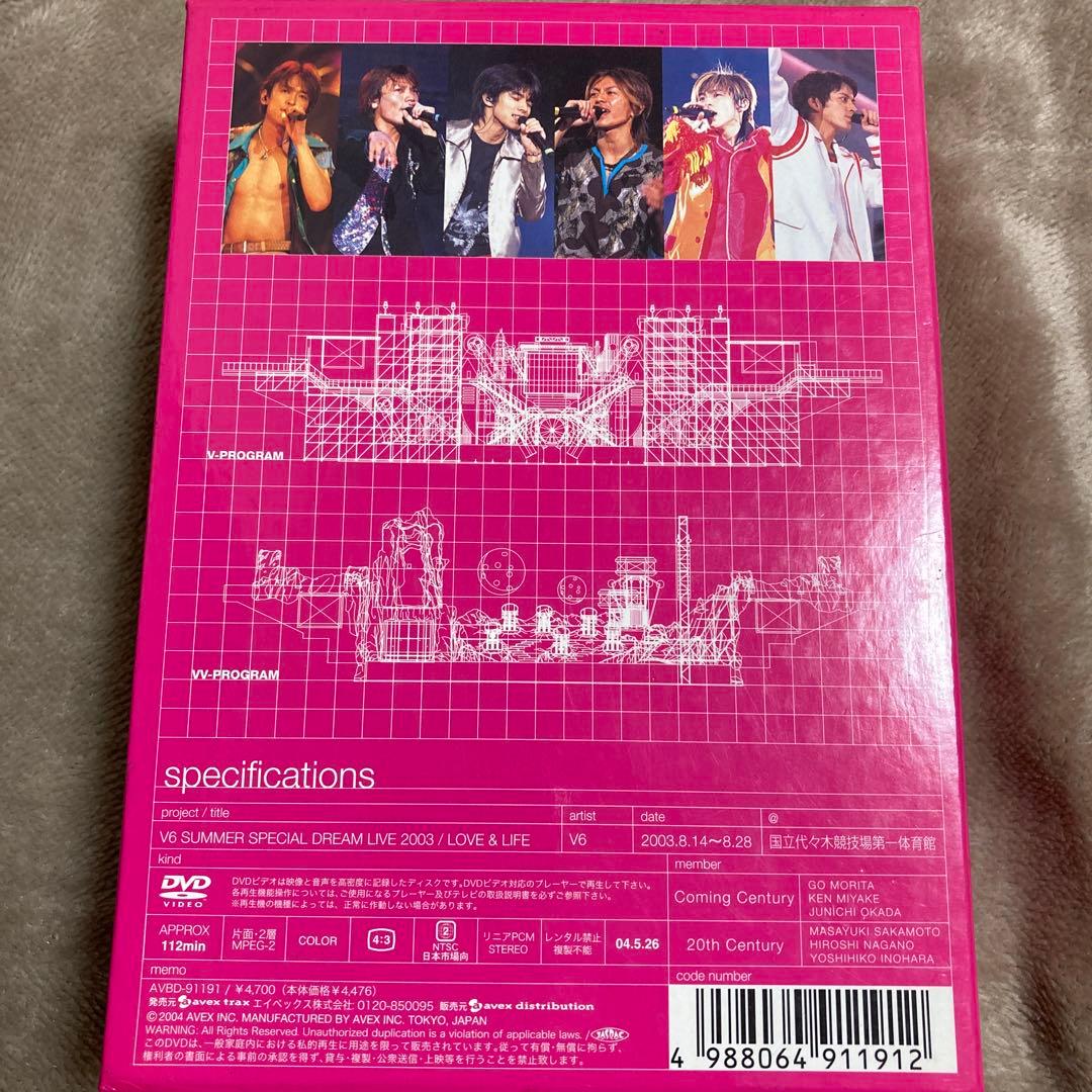 V6/LOVE&LIFE～V6 SUMMER DREAM LIVE 2003 …