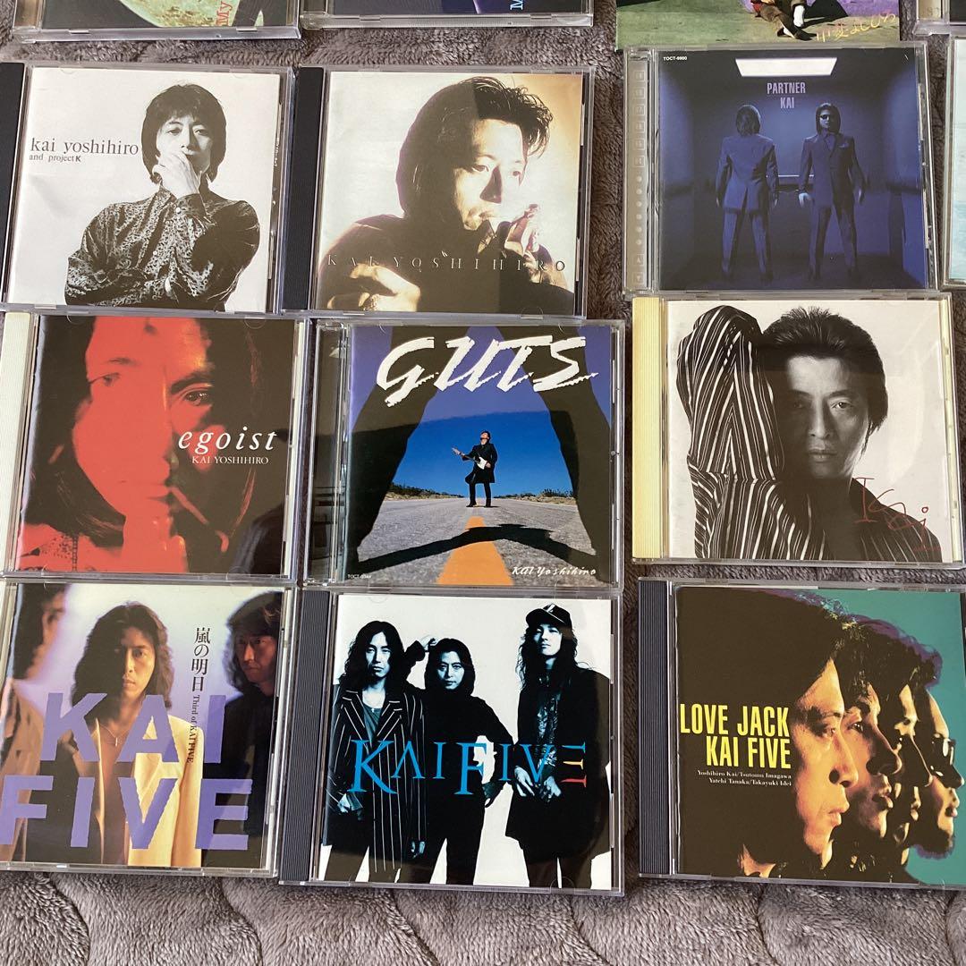 甲斐よしひろ、甲斐バンド、CD19枚、CDS3枚、DVD5枚セット