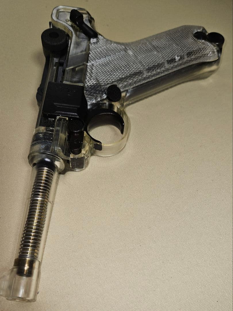 タナカ　LUGER P08 4インチモデル　スケルトン仕様マガジン新品