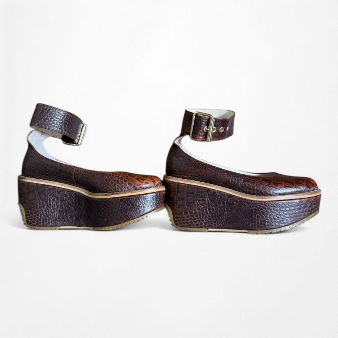 Vivienne Westwood ロッキンホース クロコ バレリーナ 24.5