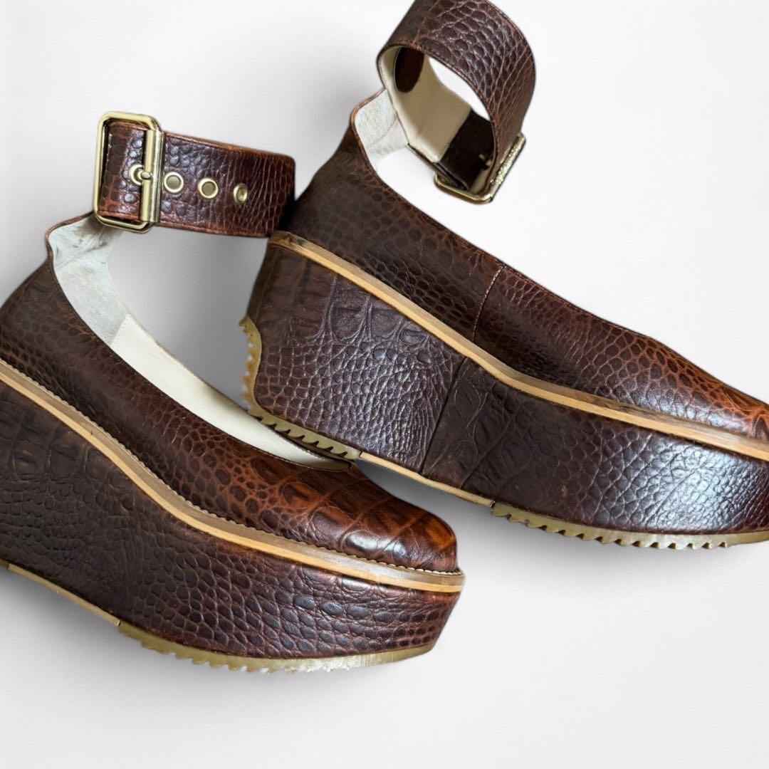 Vivienne Westwood ロッキンホース クロコ バレリーナ 24.5