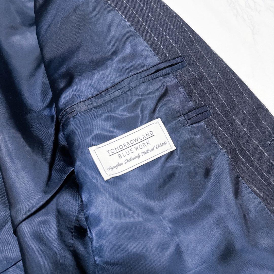 トゥモローランド ブルーワーク NIKKE スーツ ネイビー 紺 46