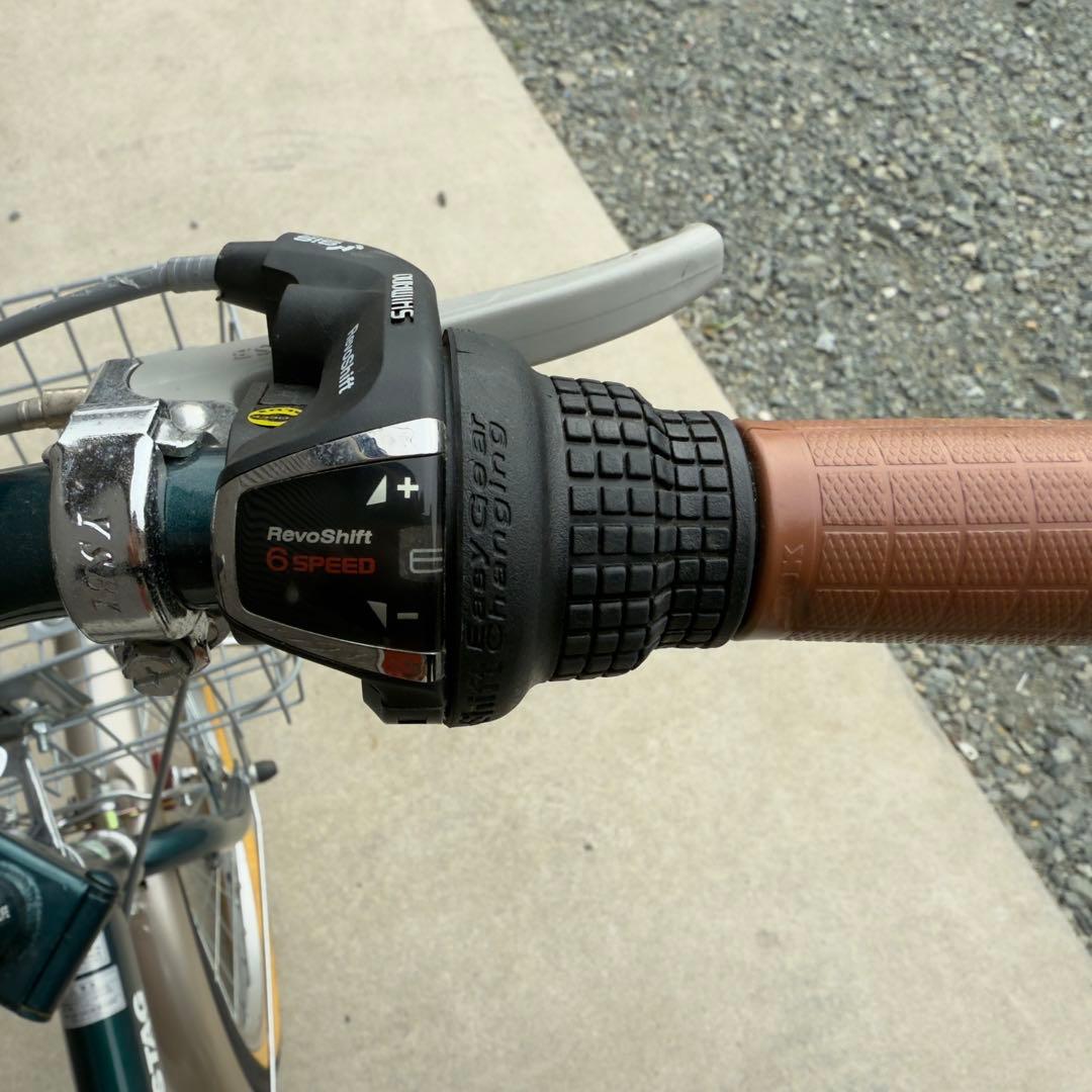 CAPTAIN STAG 折りたたみ自転車 ダークグリーン