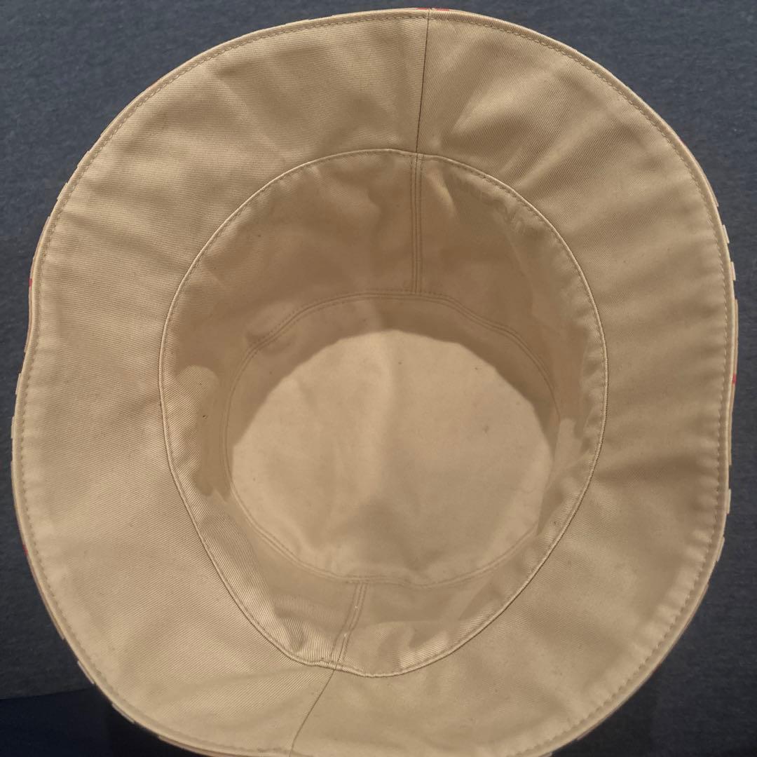 Burberry ストライプ バケットハット