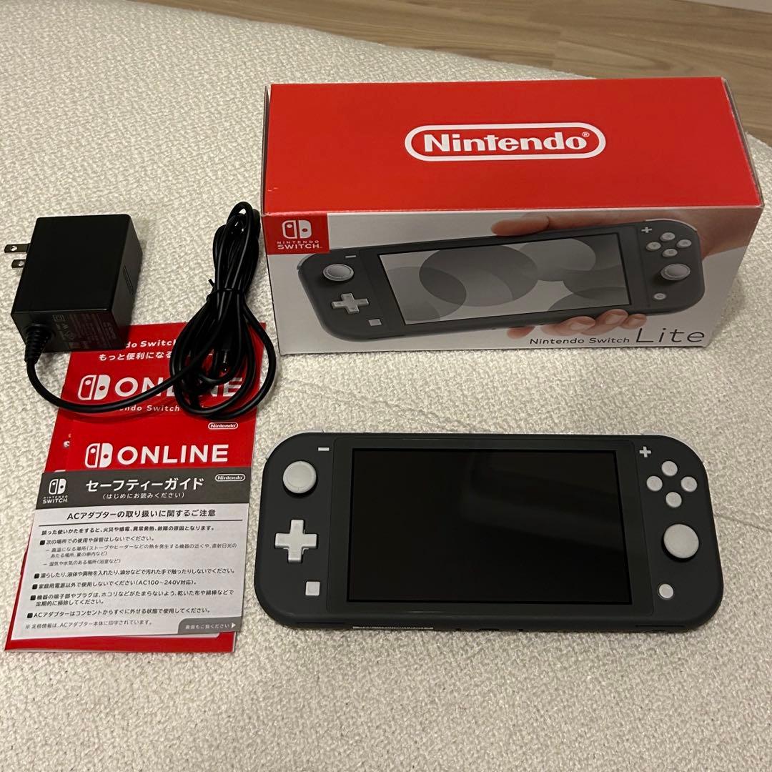 Switch Liteグレー 本体 /たまごっちプチプチおみせっちおまちど〜さま