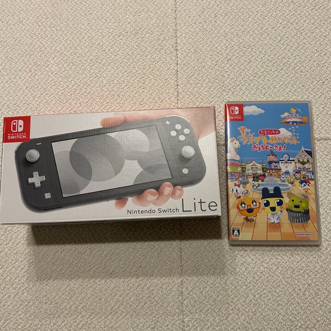 Switch Liteグレー 本体 /たまごっちプチプチおみせっちおまちど〜さま