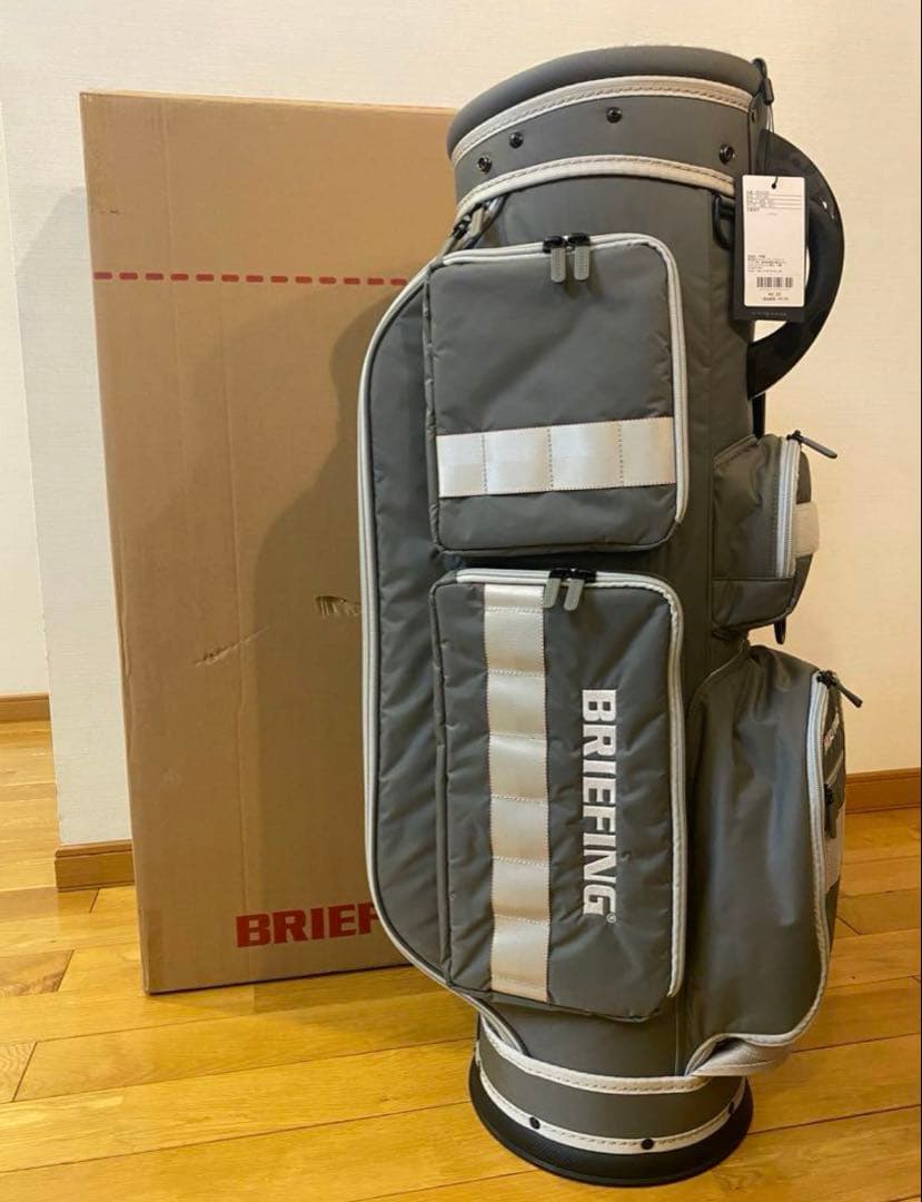 ブリーフィング ゴルフ キャディバッグ BRG251D01ライトグレー