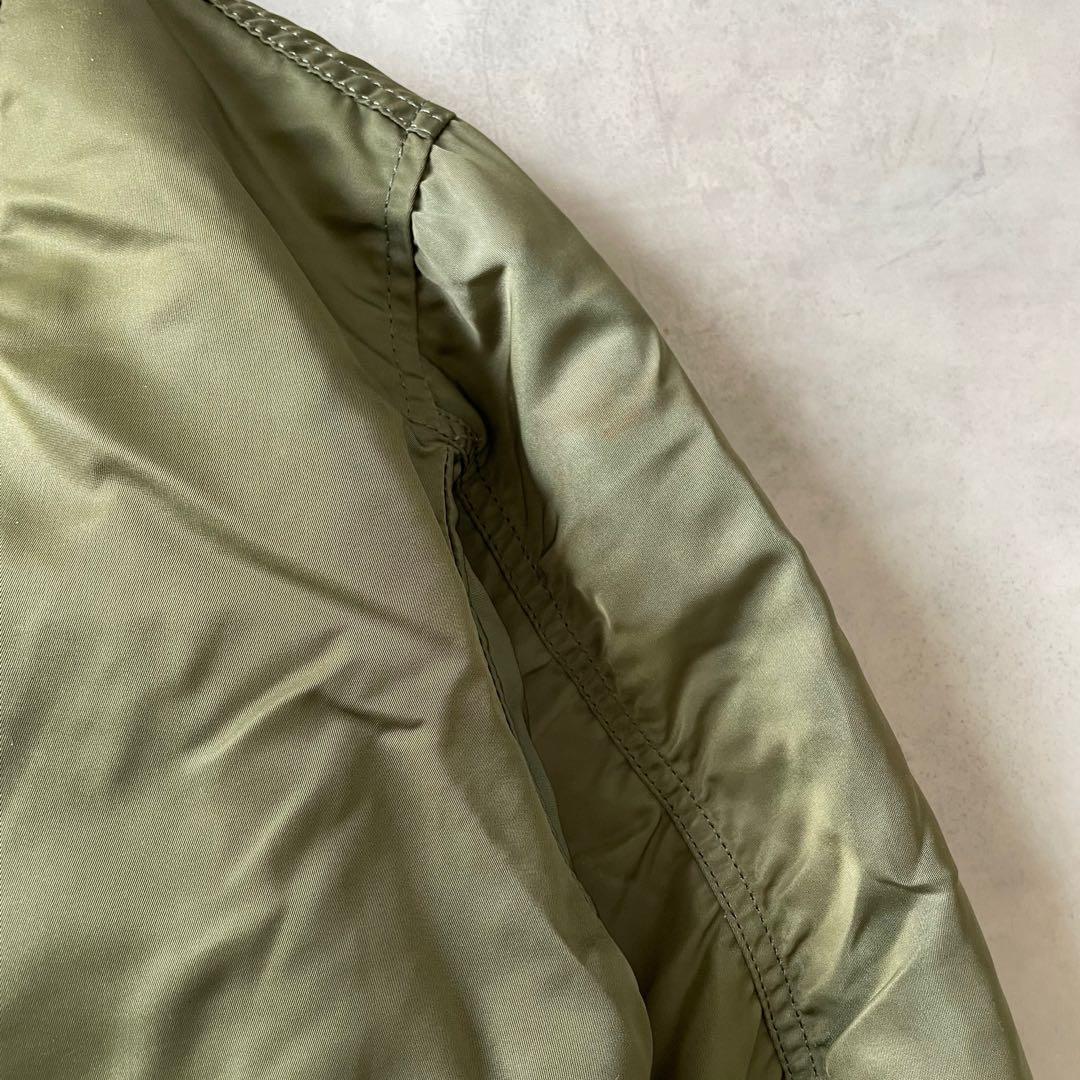 80s ALPHA 旧タグ　Ma-1 フライトジャケット　フェード