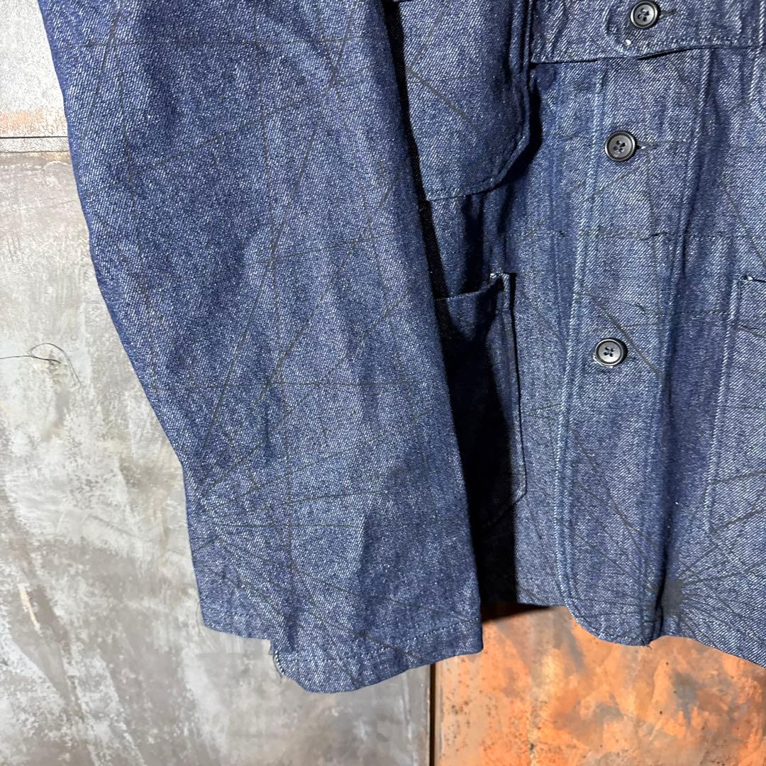 【美品】エンジニアドガーメンツ　デニムカーディガンジャケット