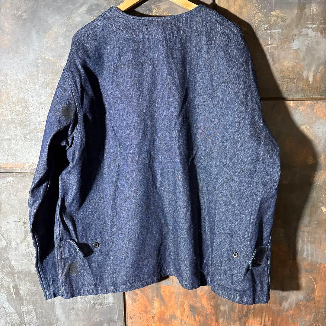 【美品】エンジニアドガーメンツ　デニムカーディガンジャケット