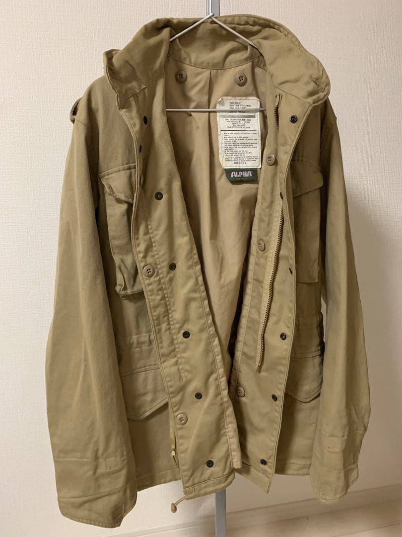 ALPHA M-65 フィールドジャケット ベージュ