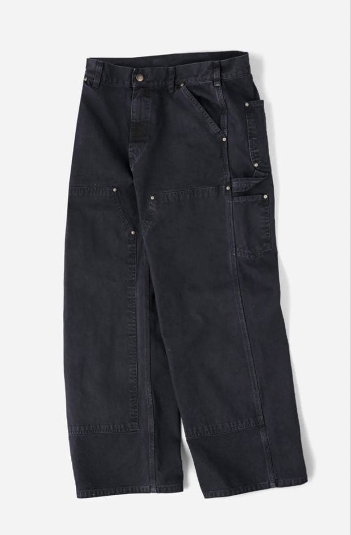 パンツ FI - Distressed Double Knee / L-Gray