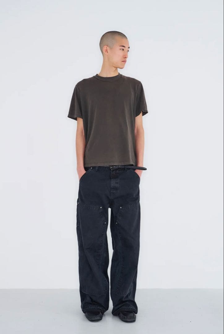 パンツ FI - Distressed Double Knee / L-Gray