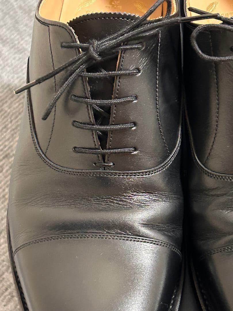 スコッチグレイン HIROKAWA ブラック ドレスシューズ