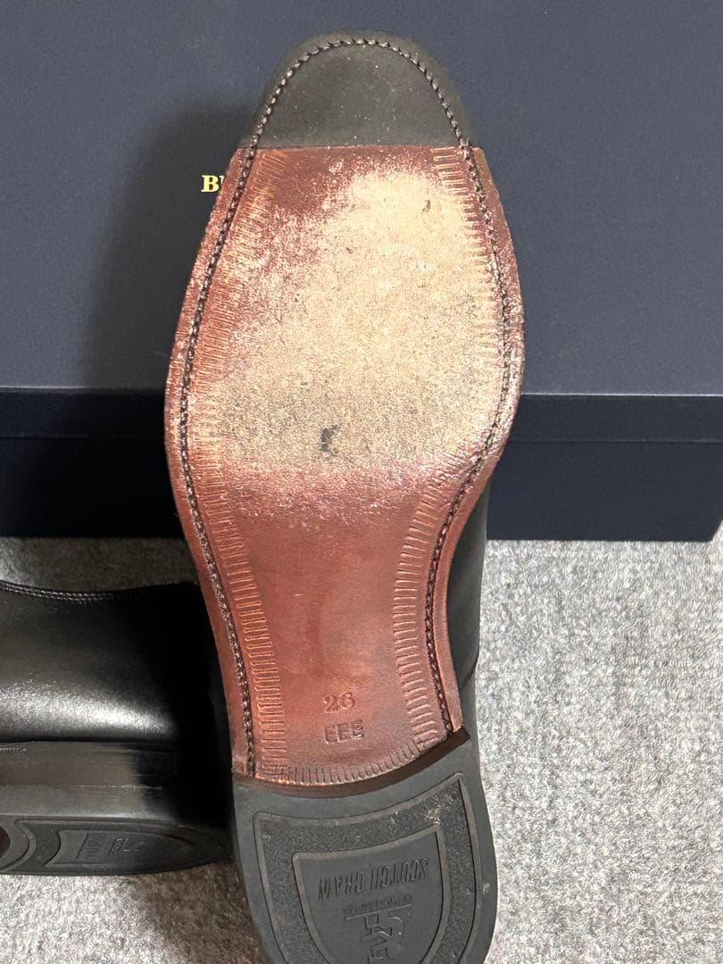 スコッチグレイン HIROKAWA ブラック ドレスシューズ