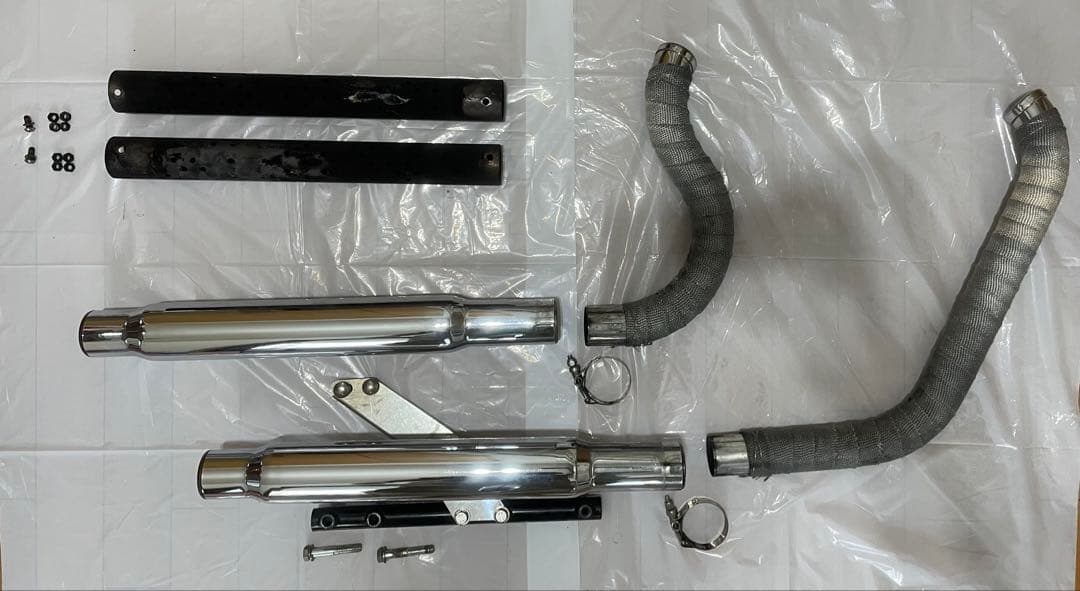 MOTOR STAGE マフラーセット/車検対応サイレンサー＋エキパイ/evo